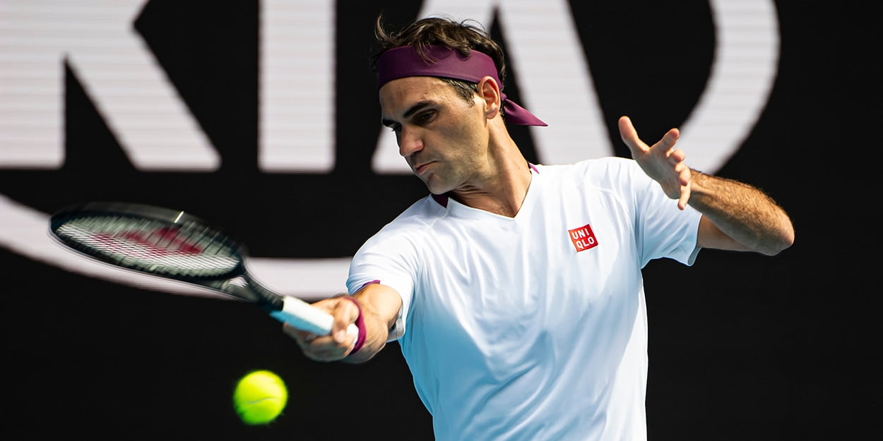 Roger Federer forehand