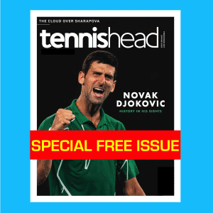 FREE tennishead print magazine March 2020