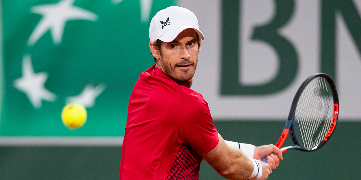 Andy Murray backhand at Roland Garros