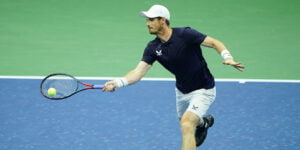 Andy Murray in action at US Open