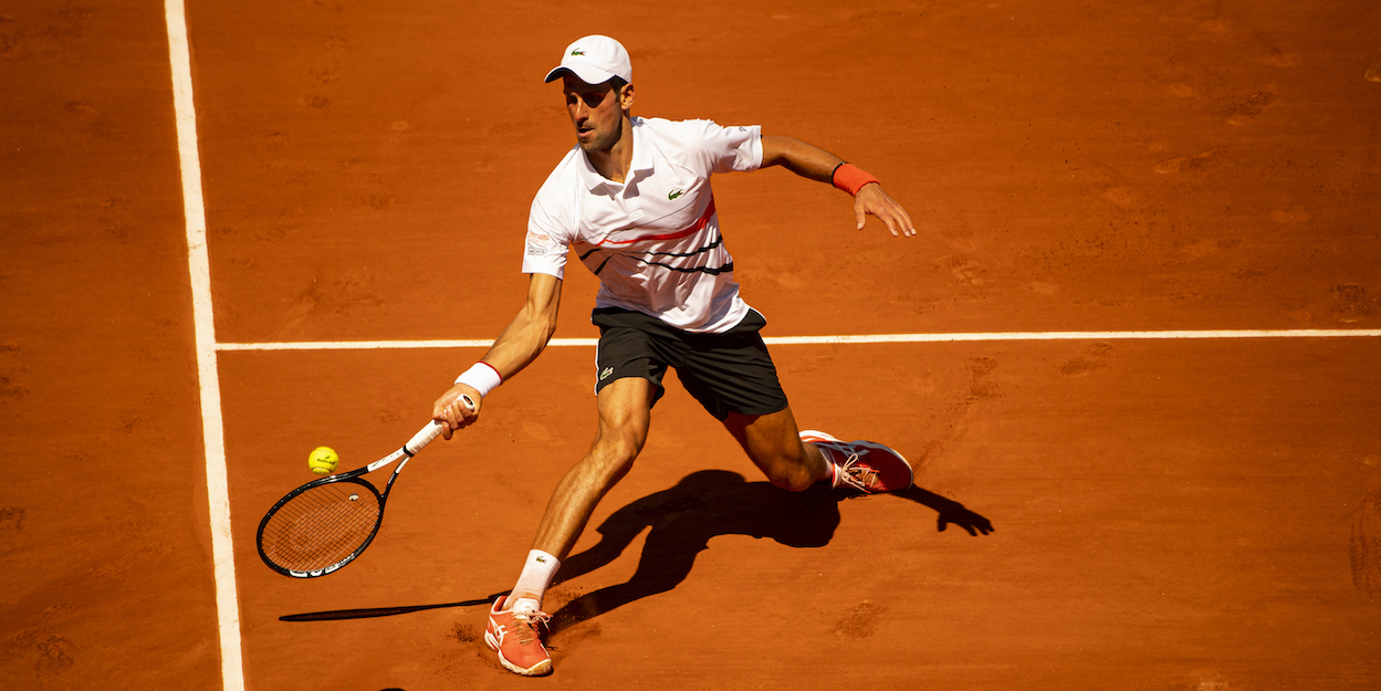 Novak Djokovic Forehand Clay Court 2019