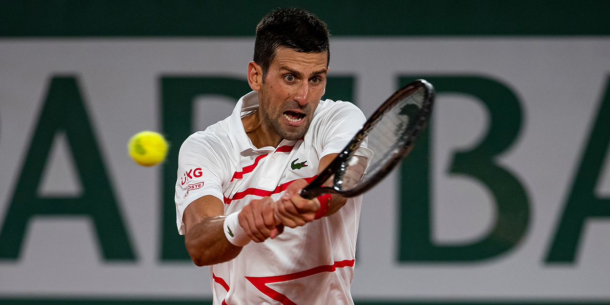 Novak Djokovic at Roland Garros