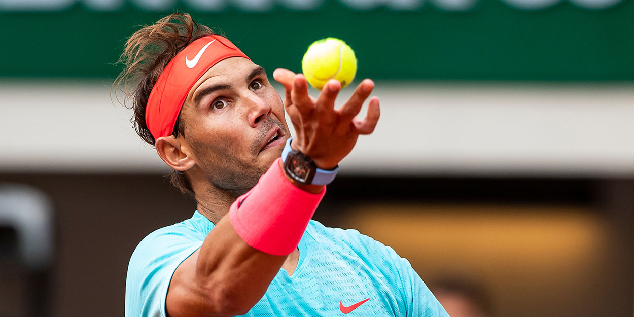 Rafael Nadal ball toss