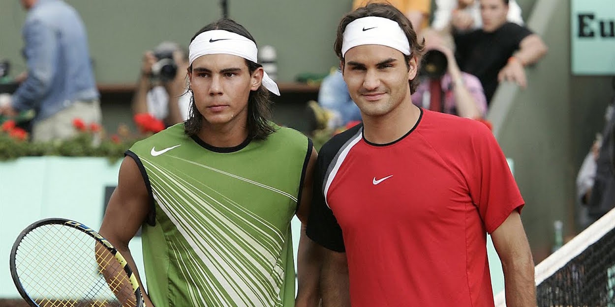 Nadal beats Federer French Open 2005
