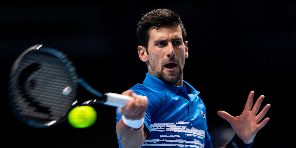 Novak Djokovic ATP Finals 2019