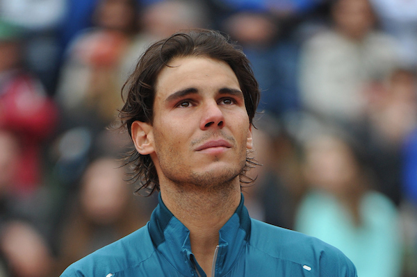 Nadal shows emotion at French Open 2013