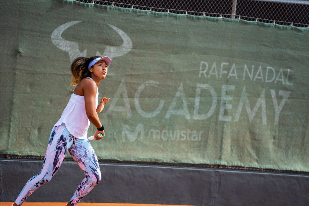 Naomi Osaka at the Rafa Nadal Academy