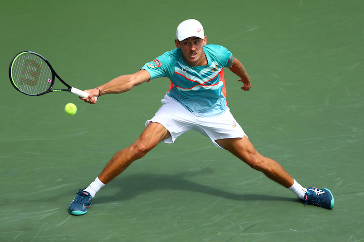 Alex de Minaur is renowned for his movement and agility around the court