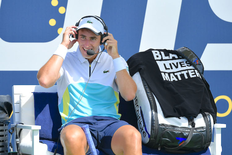 Elliot Benchetrit on court coaching UTS