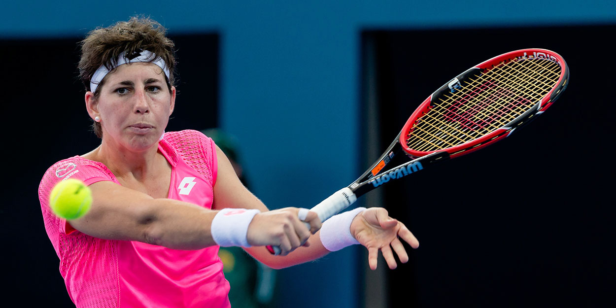 Carla Suarez Navarro in action