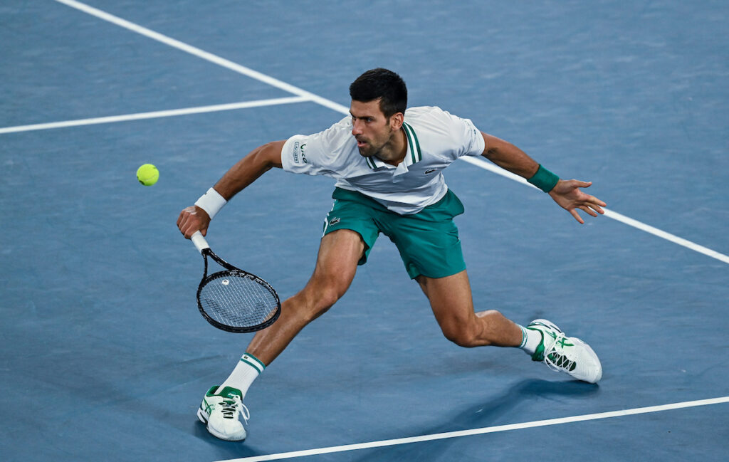 Novak Djokovic Stretch