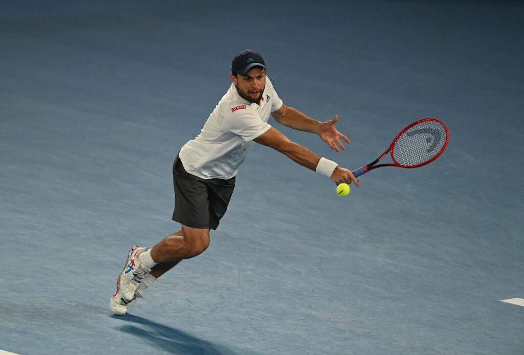 Aslan Karatsev Backhand