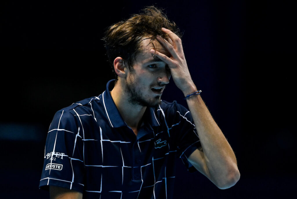 Daniil Medvedev won the point when he used an underarm serve against Alexander Zverev at the Nitto ATP Finals in London