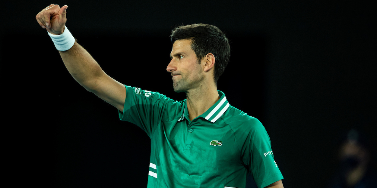 Novak Djokovic Australian Open 2021