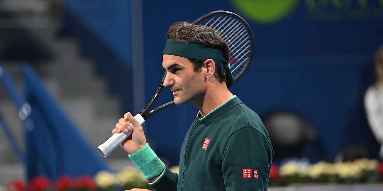 ROGER FEDERER loses in Doha