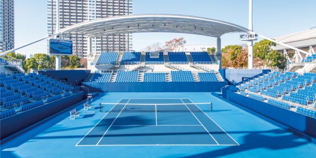 Tokyo Olympics tennis stadium