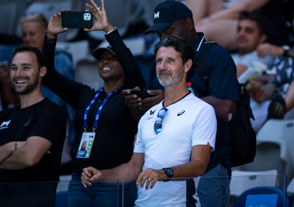 Patrick Mouratoglou at Australian open 2021