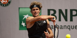 Alexander Zverev forehand French Open