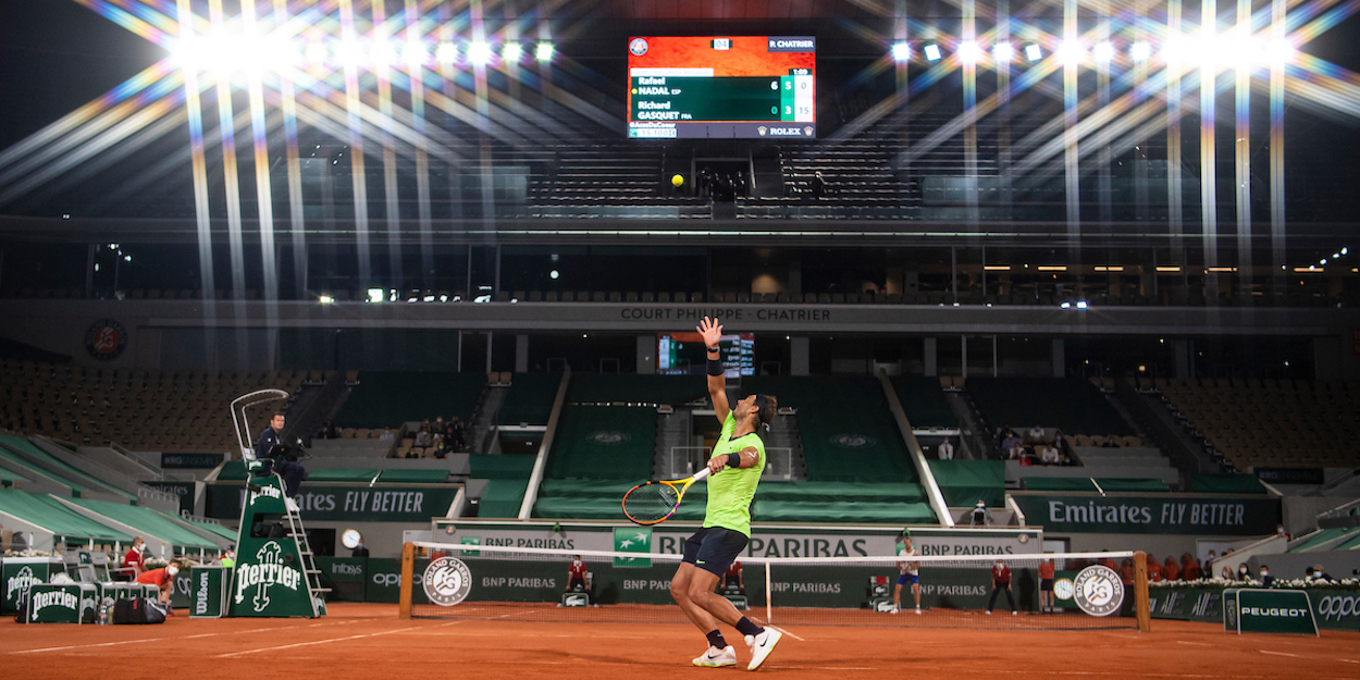 Rafael Nadal night session French Open 2021