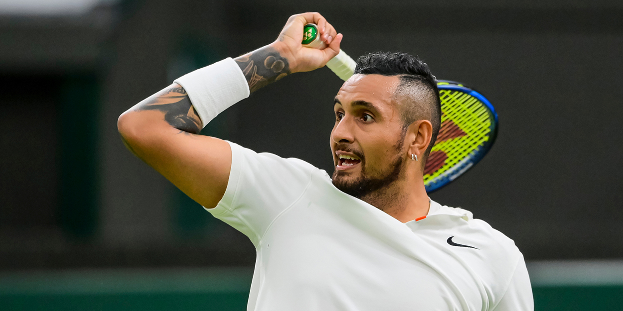 Nick Kyrgios at Wimbledon