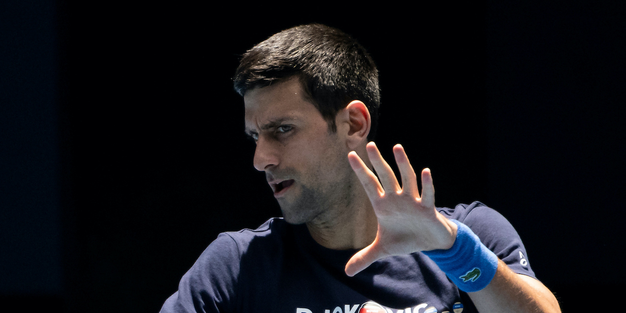 Novak Djokovic Australian Open series 2022