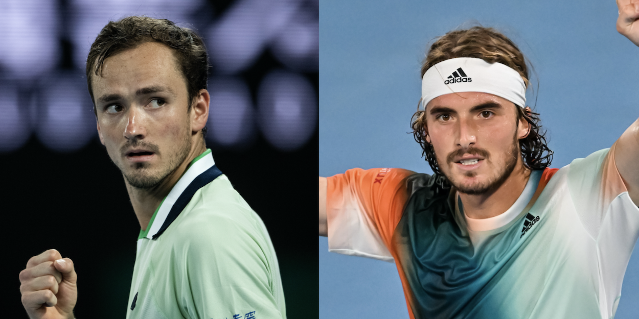 Daniil Medvedev Stefanos Tsitsipas Australian Open 2022