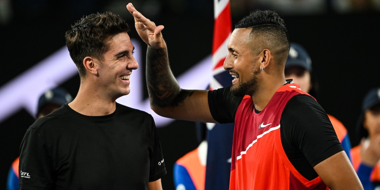 Nick Kyrgios Thanasi Kokkinakis Australian Open 2022