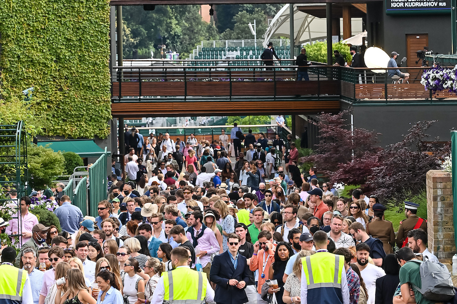 Wimbledon crowd