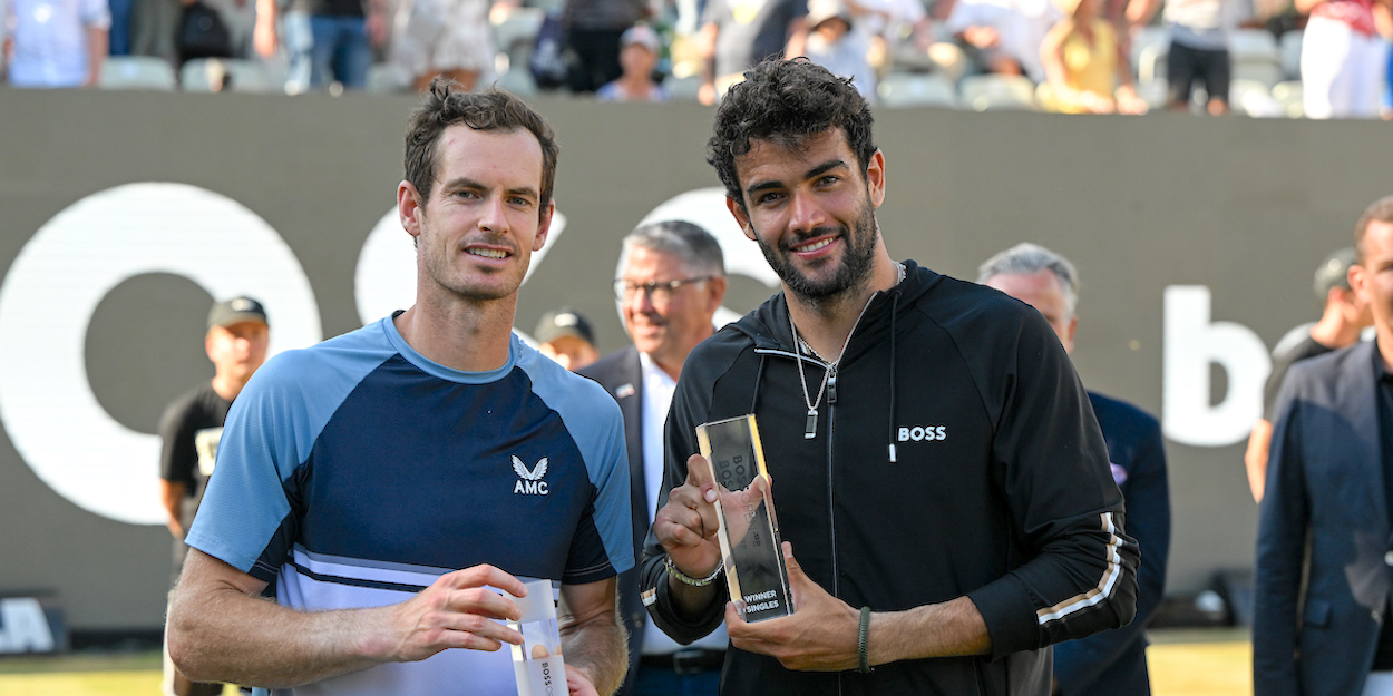 Andy Murray Matteo Berrettini Stuttgart 2022