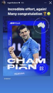 Novak Djokovic - Australian Open 2023