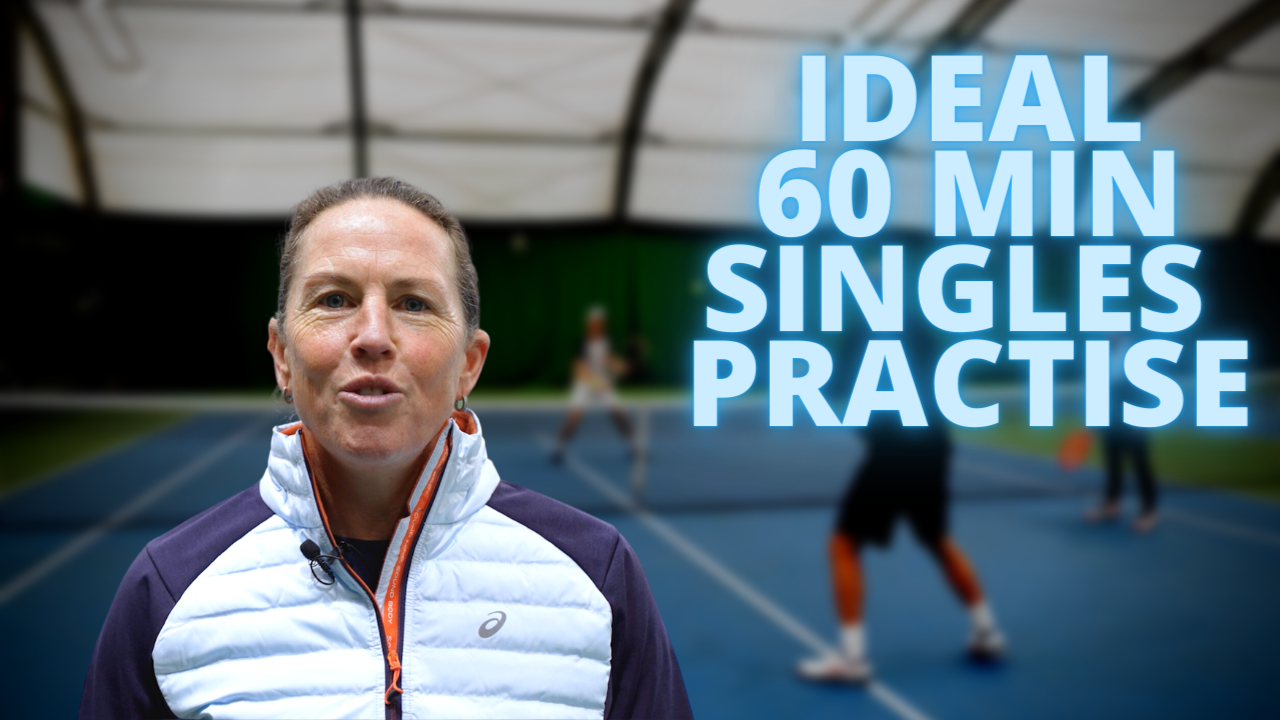 Perfect tennis singles practise drills