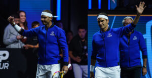 Rafael Nadal and Roger Federer - Laver Cup 2022