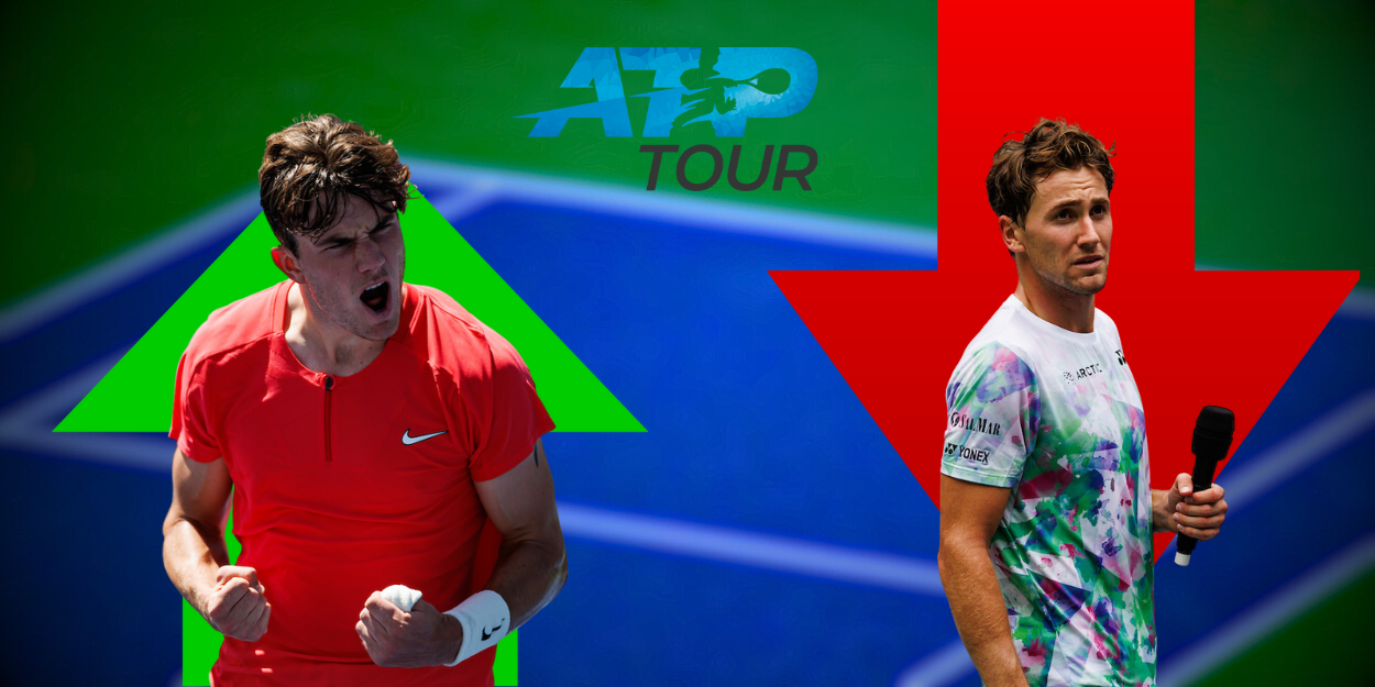 ATP Rankings - Jack Draper and Casper Ruud