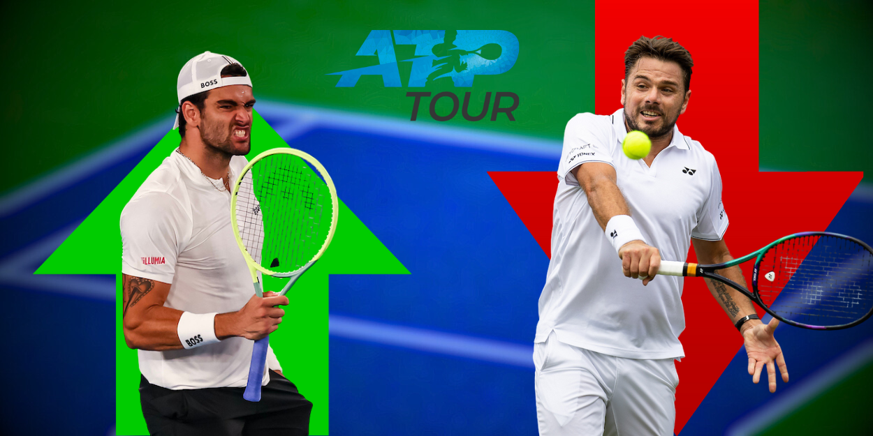 ATP Rankings (29/07/24): Matteo Berrettini - Australian Open 2023, Stan Wawrinka - Wimbledon 2023