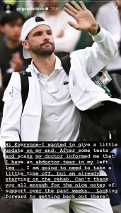 Grigor Dimitrov - Instagram 2024