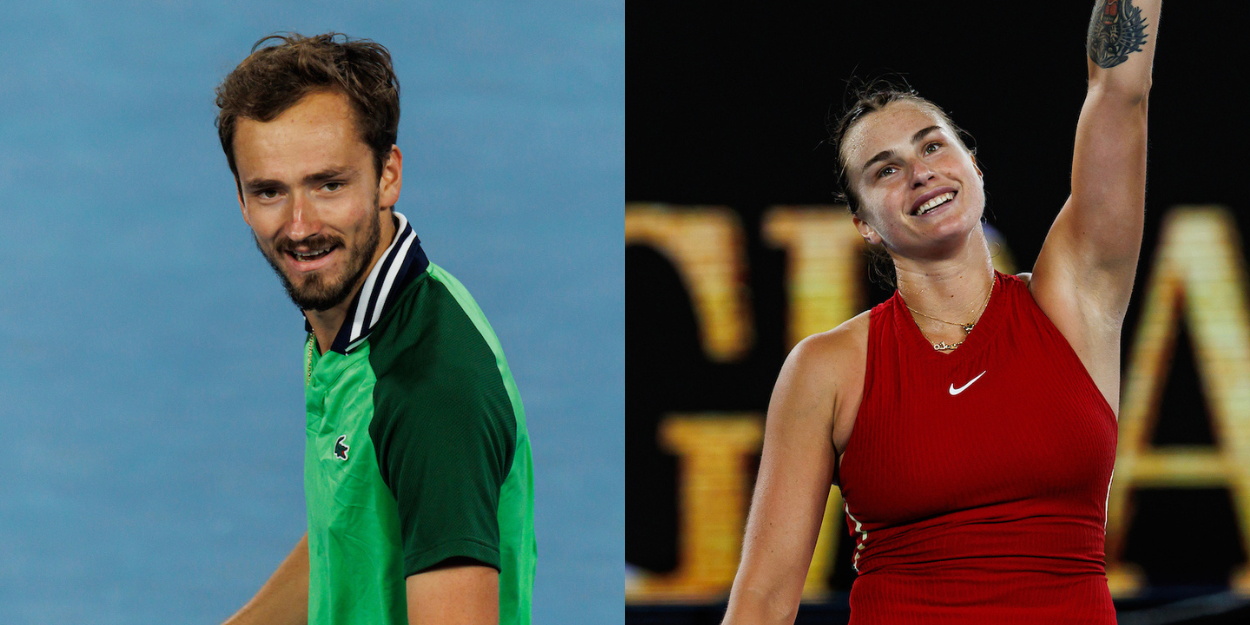 Daniil Medvedev and Aryna Sabalenka - Australian Open 2024