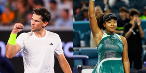 Dominic Thiem - Australian Open 2024 and Naomi Osaka - Miami Open 2024