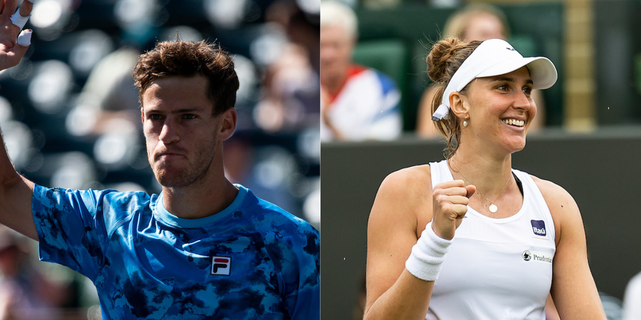 Diego Schwartzman - Indian Wells 2021 and Beatriz Haddad Maia - Wimbledon 2023