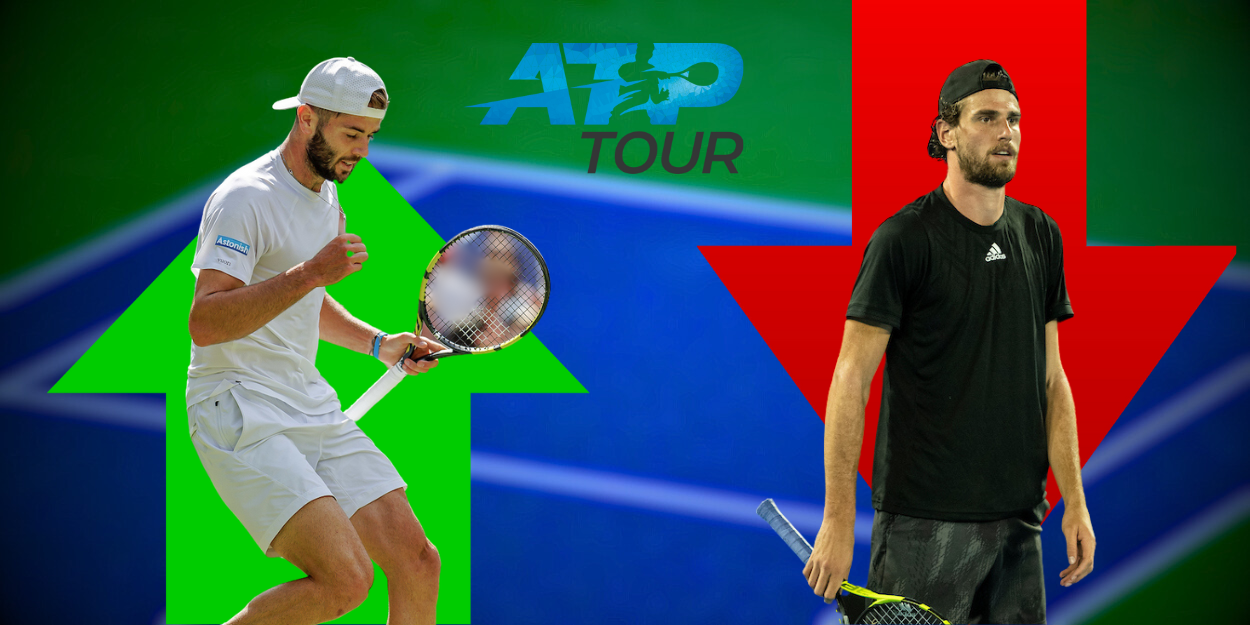 ATP Rankings (16/09/24): Jacob Fearnley - Wimbledon 2024, Maxime Cressy - Melbourne 2022