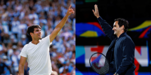 Carlos Alcaraz - Wimbledon 2024, Roger Federer - Shanghai Masters 2023