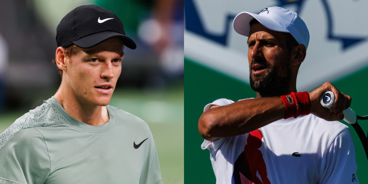 Jannik Sinner and Novak Djokovic - Shanghai Masters 2024